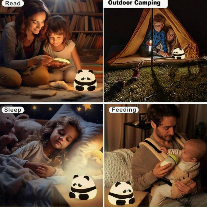 Lampa de veghe Panda: Blândețe și Siguranță pentru Copii