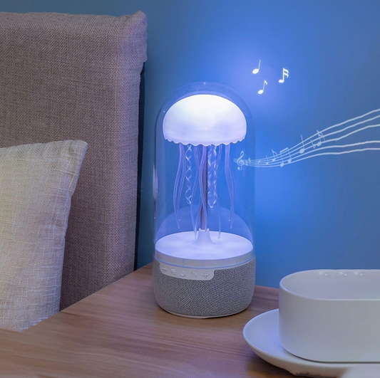 Lampa LED obrotowa z wbudowanym głośnikiem